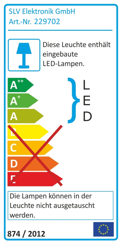BRICK LED aplica, gri argintiu, cald-alb LED