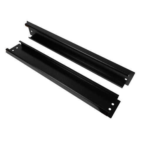 Set elemente faţă-spate soclu din oţel, L=400 Î=100 mm