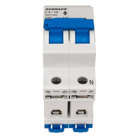 Întreruptor automat AMPARO 10kA, C 6A, 1+N