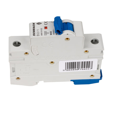 Întreruptor automat modular (MCB) AMPARO 10kA, D 2A, 1 pol