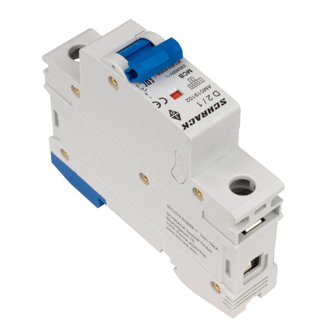 Întreruptor automat modular (MCB) AMPARO 10kA, D 2A, 1 pol