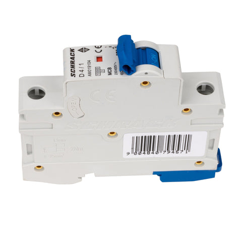 Întreruptor automat modular (MCB) AMPARO 10kA, D 4A, 1 pol