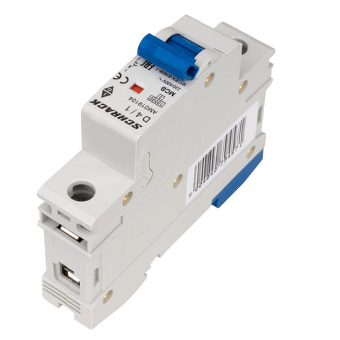 Întreruptor automat modular (MCB) AMPARO 10kA, D 4A, 1 pol