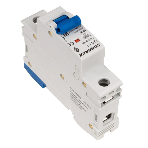 Întreruptor automat modular (MCB) AMPARO 10kA, D 6A, 1 pol