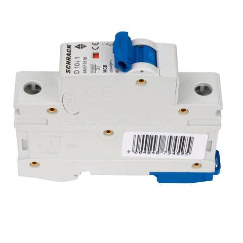 Întreruptor automat modular (MCB) AMPARO 10kA, D 10A, 1 pol