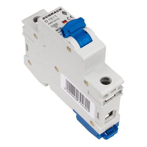 Întreruptor automat modular (MCB) AMPARO 10kA, D 13A, 1 pol