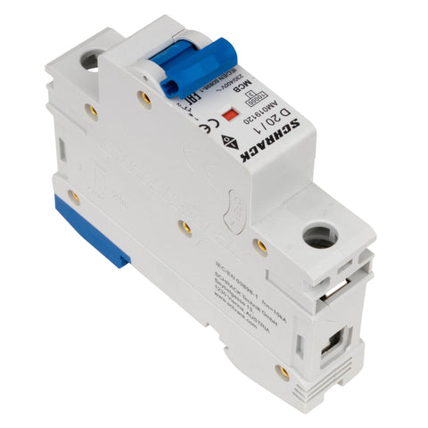 Întreruptor automat modular (MCB) AMPARO 10kA, D 20A, 1 pol