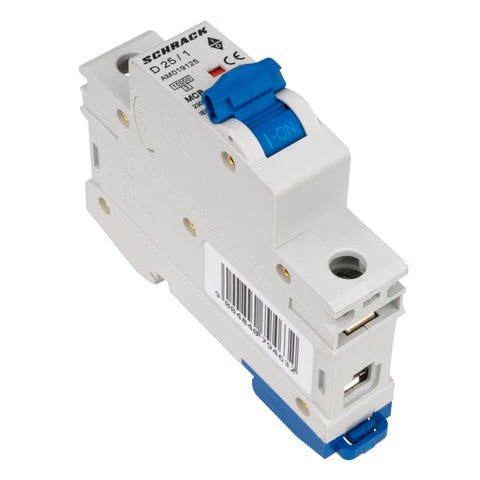 Întreruptor automat modular (MCB) AMPARO 10kA, D 25A, 1 pol