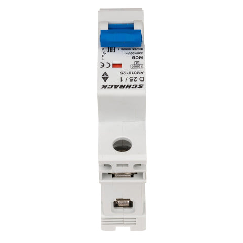 Întreruptor automat modular (MCB) AMPARO 10kA, D 25A, 1 pol