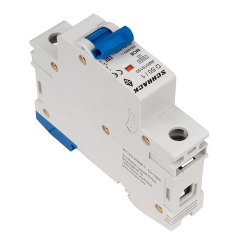 Întreruptor automat modular (MCB) AMPARO 10kA, D 50A, 1 pol