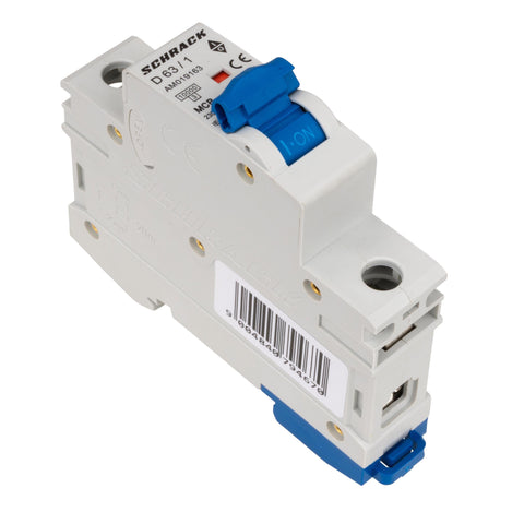 Întreruptor automat modular (MCB) AMPARO 10kA, D 63A, 1 pol