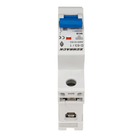 Întreruptor automat modular (MCB) AMPARO 10kA, D 63A, 1 pol