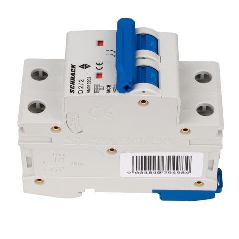 Întreruptor automat modular (MCB) AMPARO 10kA, D 2A, 2 poli