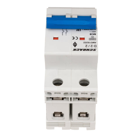 Întreruptor automat modular (MCB) AMPARO 10kA, D 2A, 2 poli