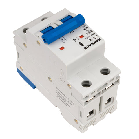Întreruptor automat modular (MCB) AMPARO 10kA, D 2A, 2 poli