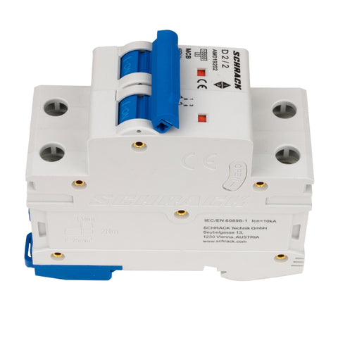 Întreruptor automat modular (MCB) AMPARO 10kA, D 2A, 2 poli