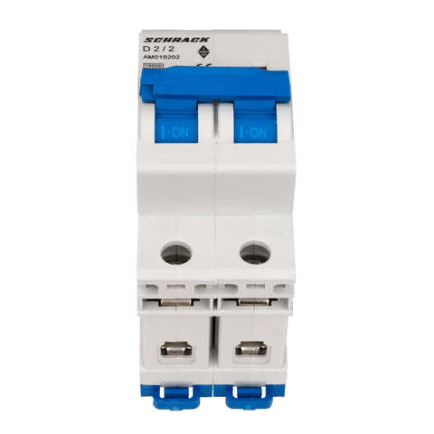 Întreruptor automat modular (MCB) AMPARO 10kA, D 2A, 2 poli