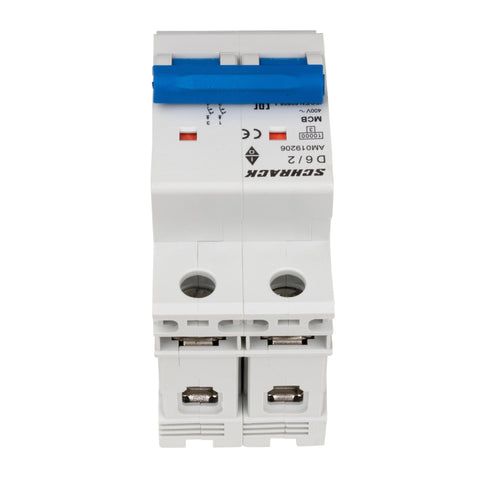 Întreruptor automat modular (MCB) AMPARO 10kA, D 6A, 2 poli