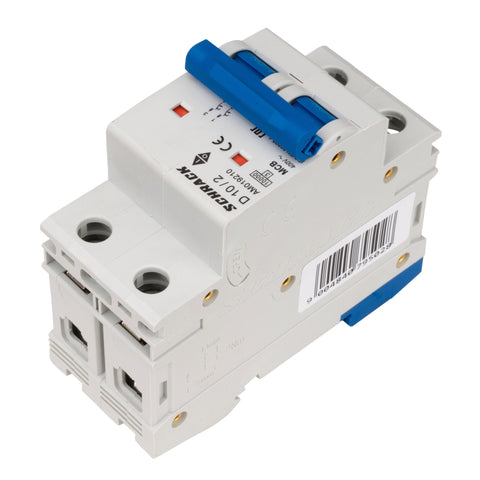 Întreruptor automat modular (MCB) AMPARO 10kA, D 10A, 2 poli