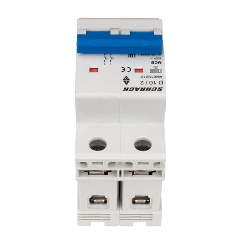 Întreruptor automat modular (MCB) AMPARO 10kA, D 10A, 2 poli