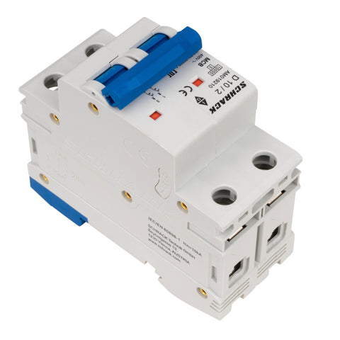 Întreruptor automat modular (MCB) AMPARO 10kA, D 10A, 2 poli
