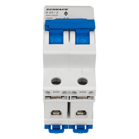 Întreruptor automat modular (MCB) AMPARO 10kA, D 20A, 2 poli
