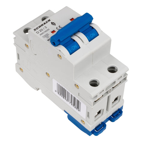 Întreruptor automat modular (MCB) AMPARO 10kA, D 20A, 2 poli