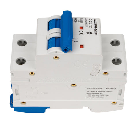 Întreruptor automat modular (MCB) AMPARO 10kA, D 25A, 2 poli