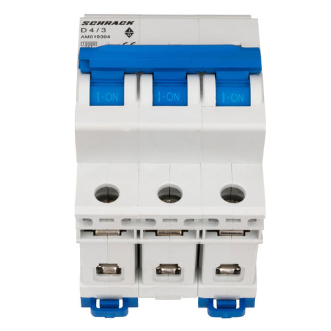Întreruptor automat modular (MCB) AMPARO 10kA, D 4A, 3 poli