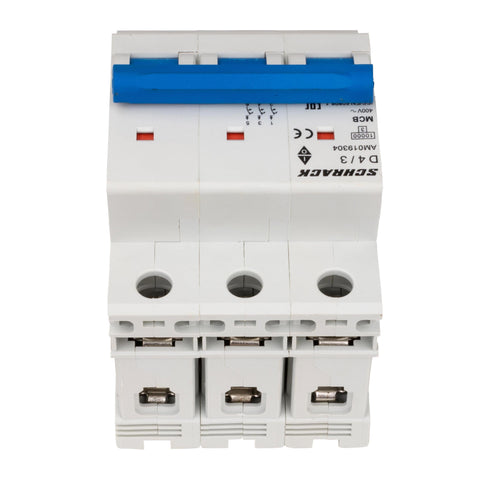 Întreruptor automat modular (MCB) AMPARO 10kA, D 4A, 3 poli