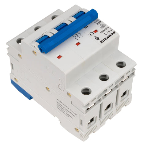 Întreruptor automat modular (MCB) AMPARO 10kA, D 4A, 3 poli