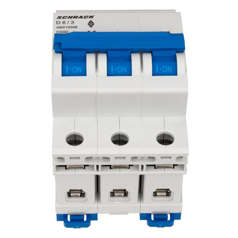 Întreruptor automat modular (MCB) AMPARO 10kA, D 6A, 3 poli