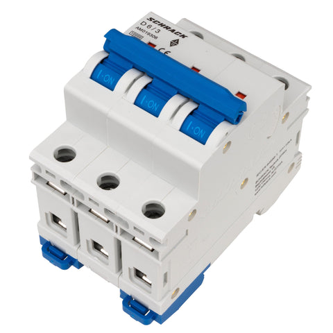 Întreruptor automat modular (MCB) AMPARO 10kA, D 6A, 3 poli