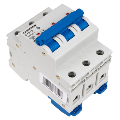Întreruptor automat modular (MCB) AMPARO 10kA, D 10A, 3 poli