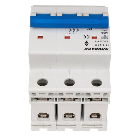Întreruptor automat modular (MCB) AMPARO 10kA, D 13A, 3 poli