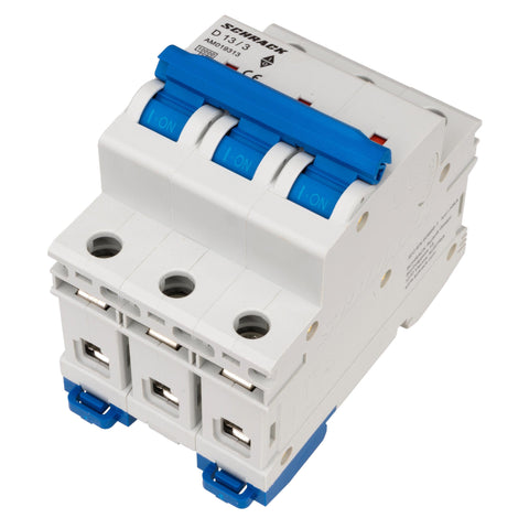 Întreruptor automat modular (MCB) AMPARO 10kA, D 13A, 3 poli