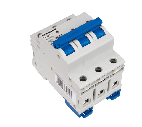 Întreruptor automat modular (MCB) AMPARO 10kA, D 32A, 3 poli