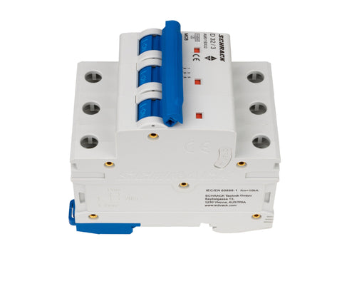 Întreruptor automat modular (MCB) AMPARO 10kA, D 32A, 3 poli