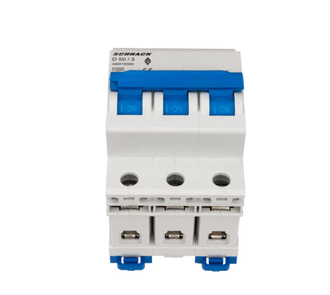 Întreruptor automat modular (MCB) AMPARO 10kA, D 50A, 3 poli