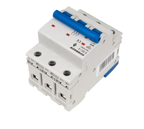 Întreruptor automat modular (MCB) AMPARO 10kA, D 50A, 3 poli