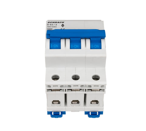 Întreruptor automat modular (MCB) AMPARO 10kA, D 63A, 3 poli