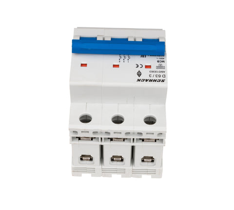 Întreruptor automat modular (MCB) AMPARO 10kA, D 63A, 3 poli