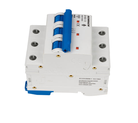 Întreruptor automat modular (MCB) AMPARO 10kA, D 63A, 3 poli