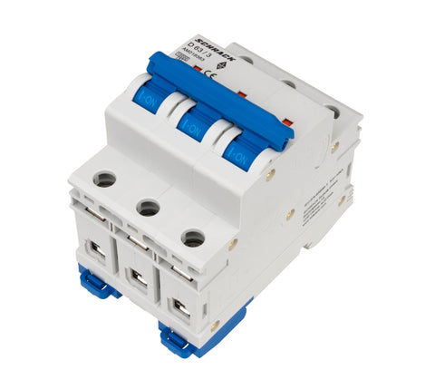 Întreruptor automat modular (MCB) AMPARO 10kA, D 63A, 3 poli