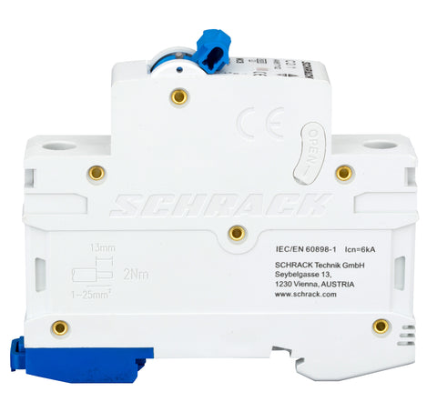 Întreruptor automat modular (MCB) AMPARO 6kA, C 2A, 1-pol