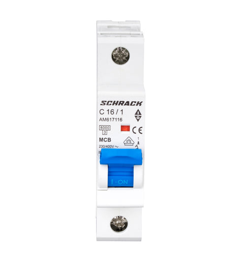 Întreruptor automat modular (MCB) AMPARO 6kA, C 16A, 1-pol