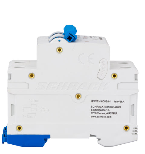 Întreruptor automat modular (MCB) AMPARO 6kA, C 6A, 2-poli
