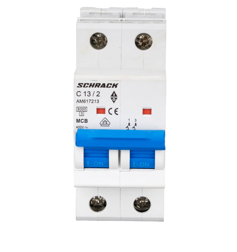 Întreruptor automat modular (MCB) AMPARO 6kA, C 13A, 2-poli