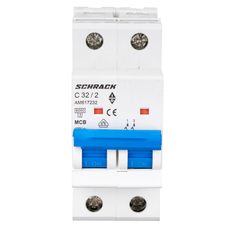 Întreruptor automat modular (MCB) AMPARO 6kA, C 32A, 2-poli