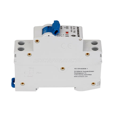 Întreruptor automat modular, AMPARO 6kA, C 6A, 1P+N, 1UH